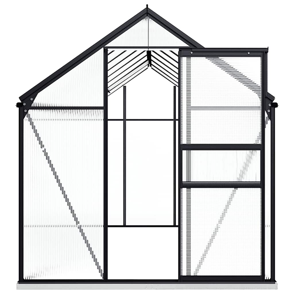 8719883814056_g_en_hd_2 vidaXL Greenhouse with Base Frame Anthracite Aluminium 9.31 m² - Image 4
