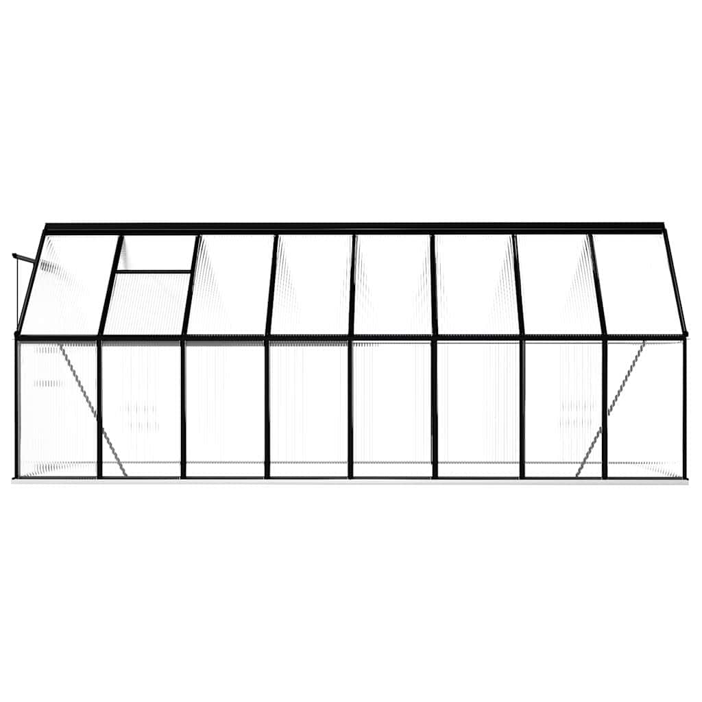 8719883814056_g_en_hd_3 vidaXL Greenhouse with Base Frame Anthracite Aluminium 9.31 m² - Image 5