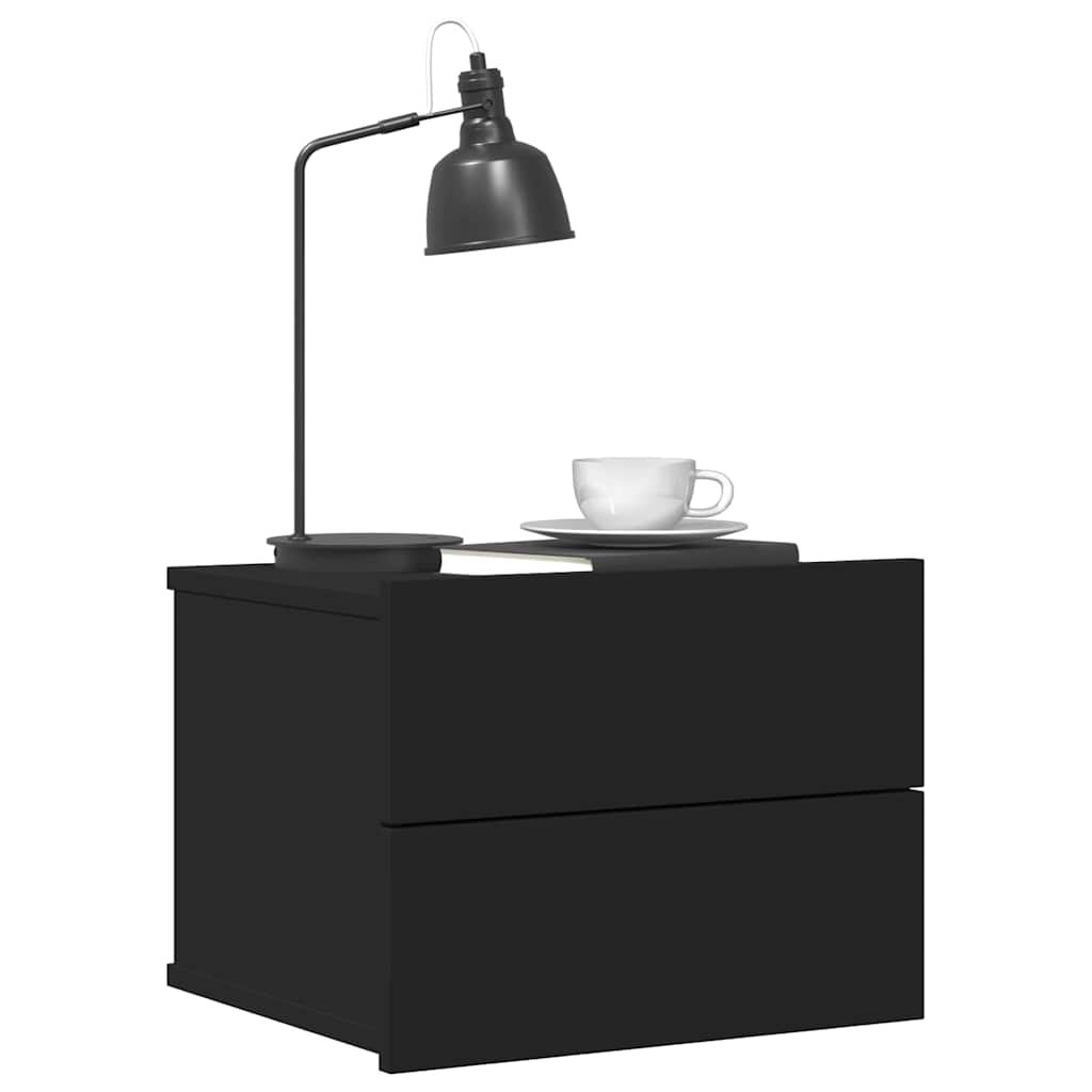 8719883816500_g_en_hd_1 vidaXL Bedside Cabinet Black 40x30x30 cm Engineered Wood - Image 3