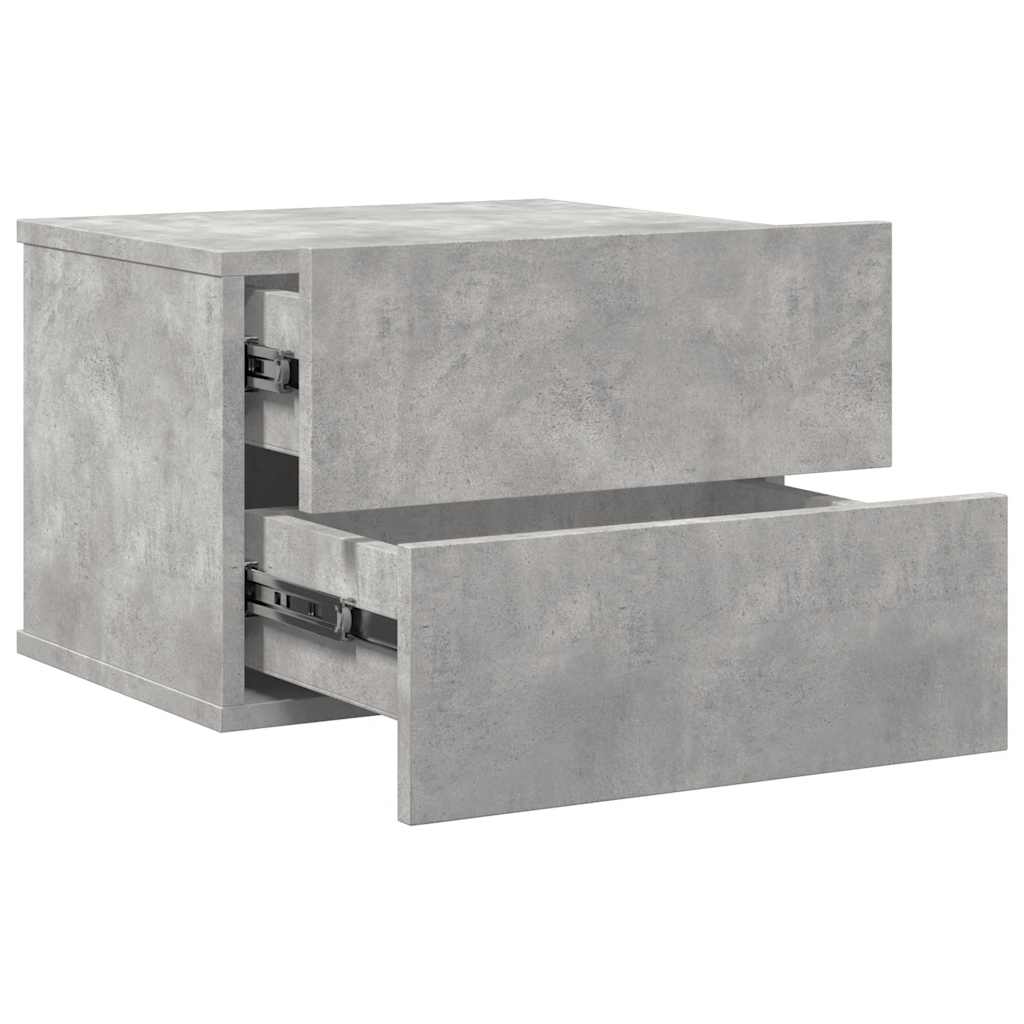8719883816562_g_en_hd_5 vidaXL Bedside Cabinet Concrete Grey 40x30x30 cm Engineered Wood - Image 7