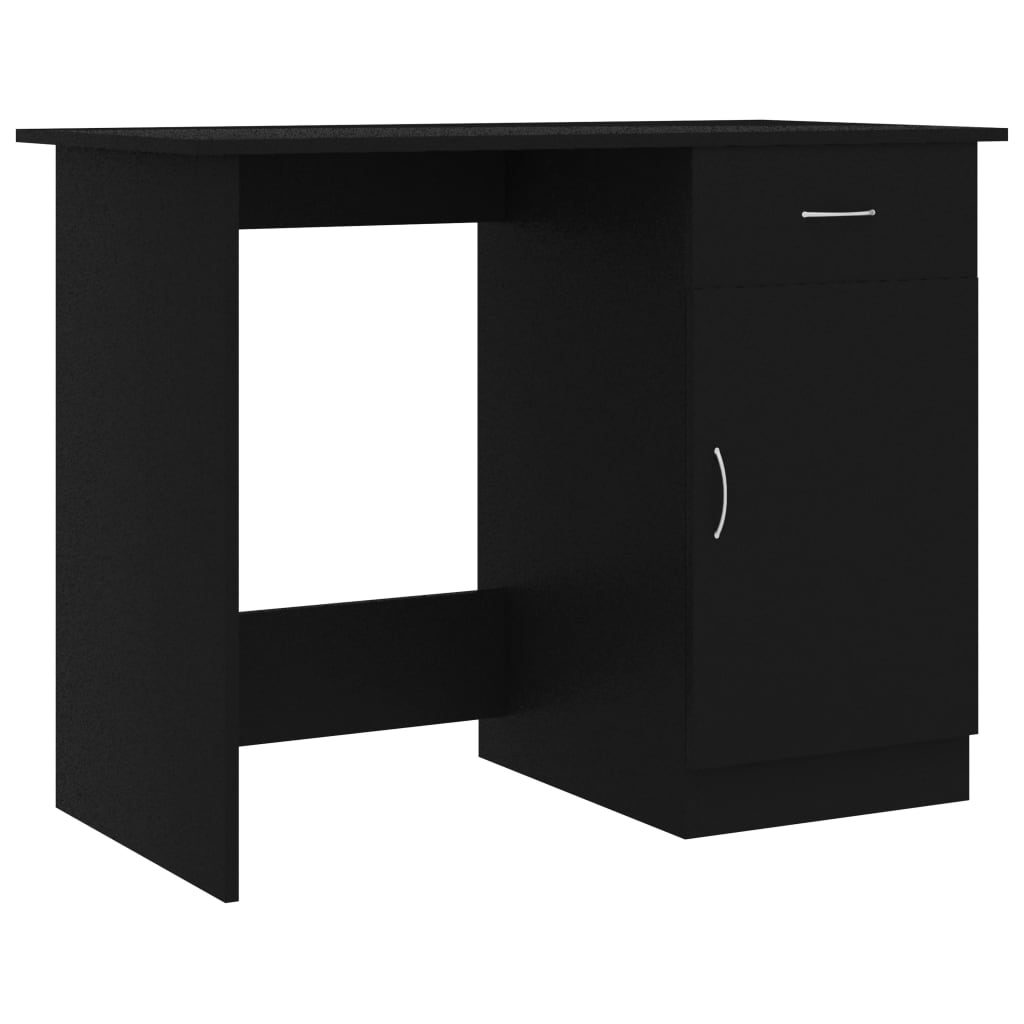8719883816760_a_en_hd_1 vidaXL Desk Black 100x50x76 cm Engineered Wood - Image 2