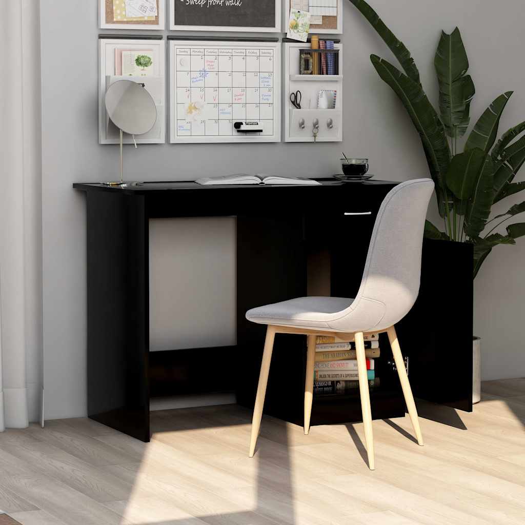 8719883816760_g_en_hd_2 vidaXL Desk Black 100x50x76 cm Engineered Wood - Image 5