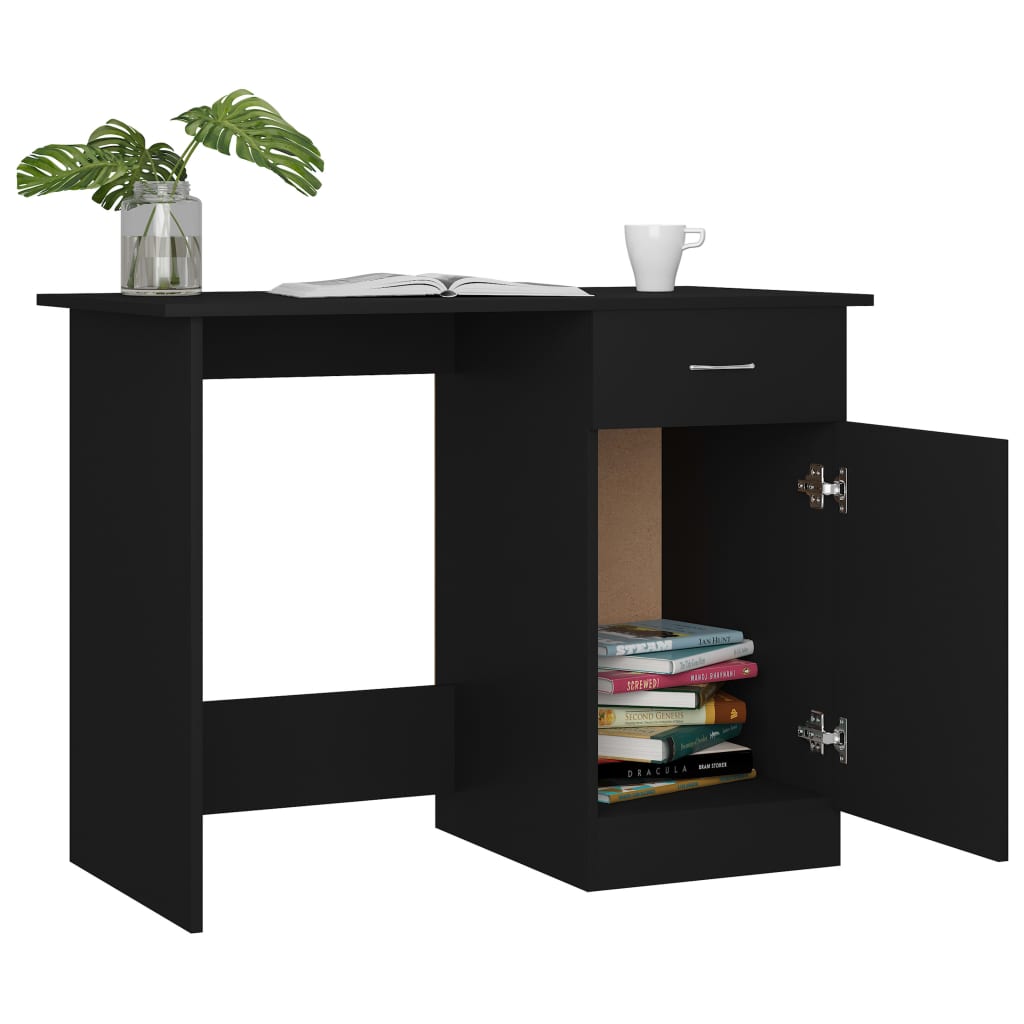 8719883816760_g_en_hd_4 vidaXL Desk Black 100x50x76 cm Engineered Wood - Image 7