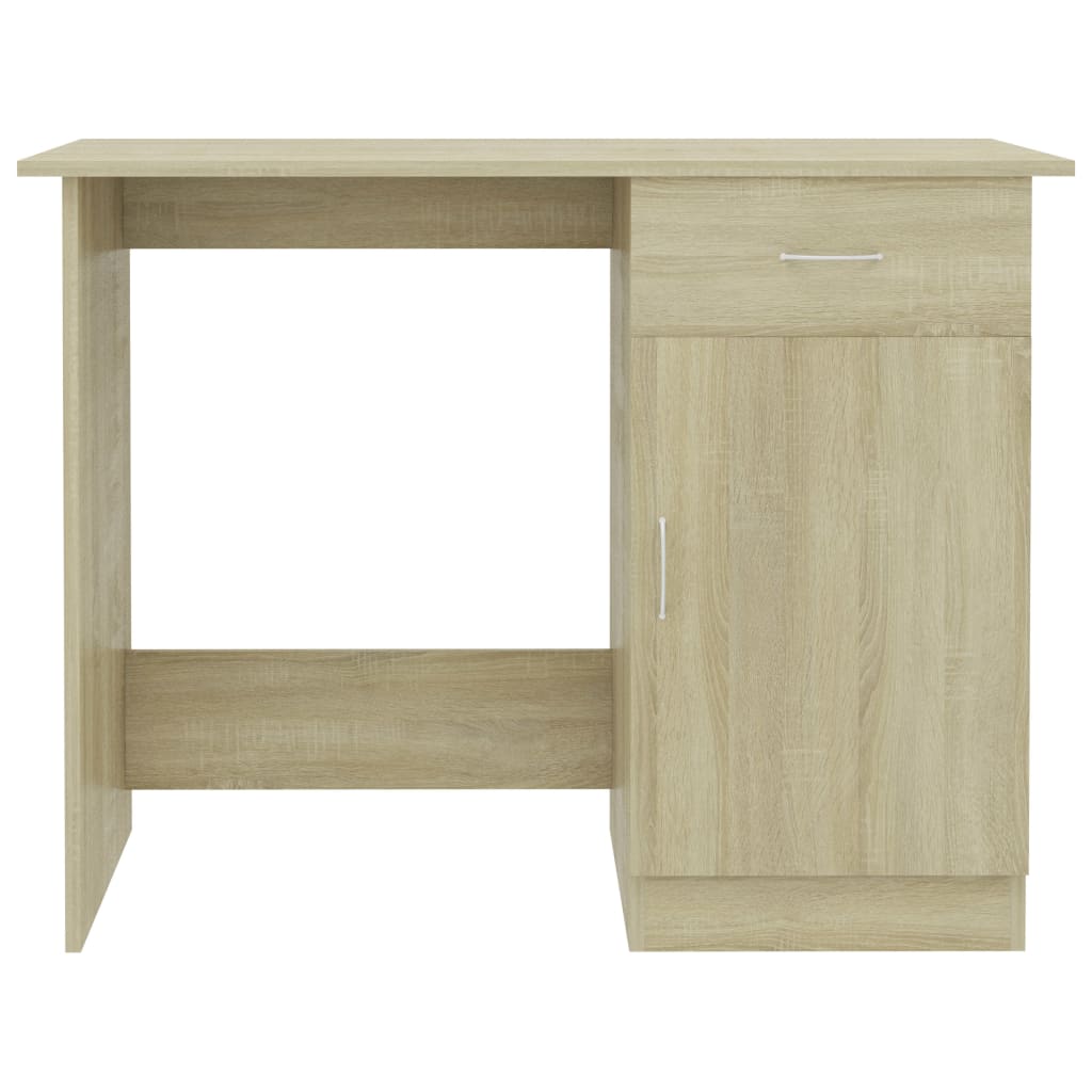 8719883816784_g_en_hd_5 vidaXL Desk Sonoma Oak 100x50x76 cm Engineered Wood - Image 8