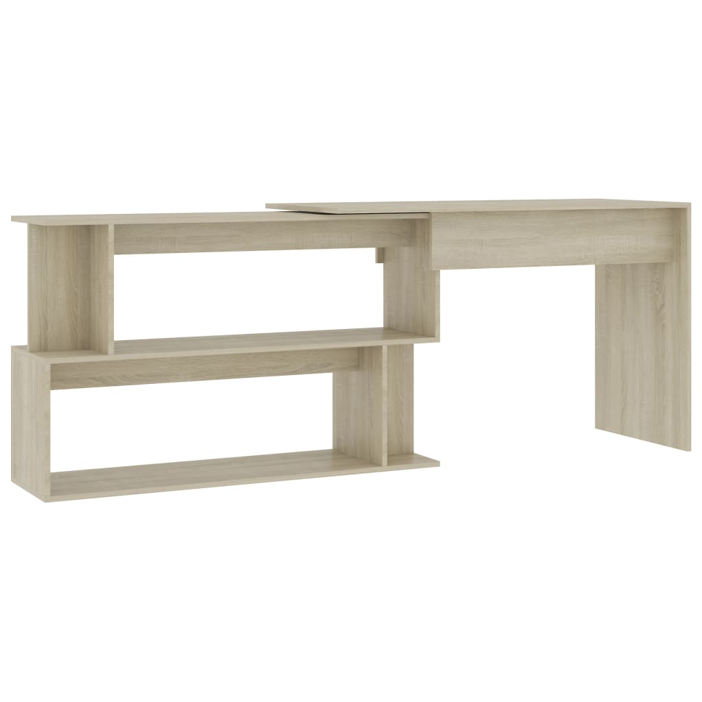 8719883816876_a_en_hd_1 vidaXL Corner Desk Sonoma Oak 200x50x76 cm Engineered Wood - Image 2