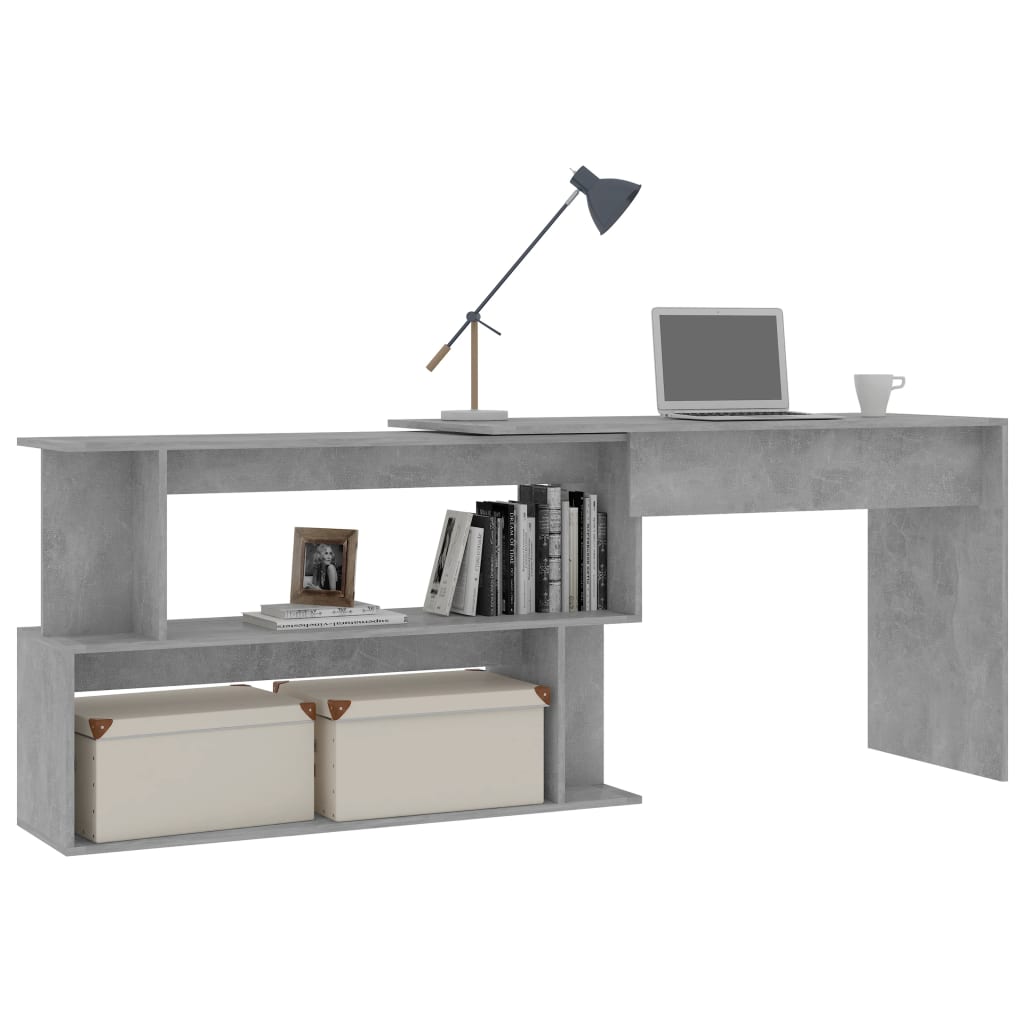 8719883816883_g_en_hd_1 vidaXL Corner Desk Concrete Grey 200x50x76 cm Engineered Wood - Image 4