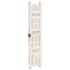 vidaXL Hand carved 3-Panel Room Divider White 120x165 cm Solid Mango Wood - Image 2