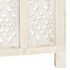 vidaXL Hand carved 3-Panel Room Divider White 120x165 cm Solid Mango Wood - Image 5