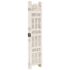 vidaXL Hand carved 4-Panel Room Divider White 160x165 cm Solid Mango Wood - Image 2