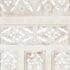 vidaXL Hand carved 4-Panel Room Divider White 160x165 cm Solid Mango Wood - Image 4
