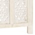 vidaXL Hand carved 5-Panel Room Divider White 200x165 cm Solid Mango Wood - Image 5