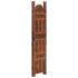 vidaXL Hand Carved 3-Panel Room Divider Brown 120x165 cm Solid Mango Wood - Image 2