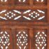 vidaXL Hand Carved 3-Panel Room Divider Brown 120x165 cm Solid Mango Wood - Image 4