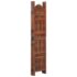 vidaXL Hand carved 4-Panel Room Divider Brown 160x165 cm Solid Mango Wood - Image 2