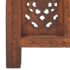 vidaXL Hand carved 5-Panel Room Divider Brown 200x165 cm Solid Mango Wood - Image 5