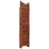 vidaXL Hand carved 4-Panel Room Divider Brown 160x165 cm Solid Mango Wood - Image 2