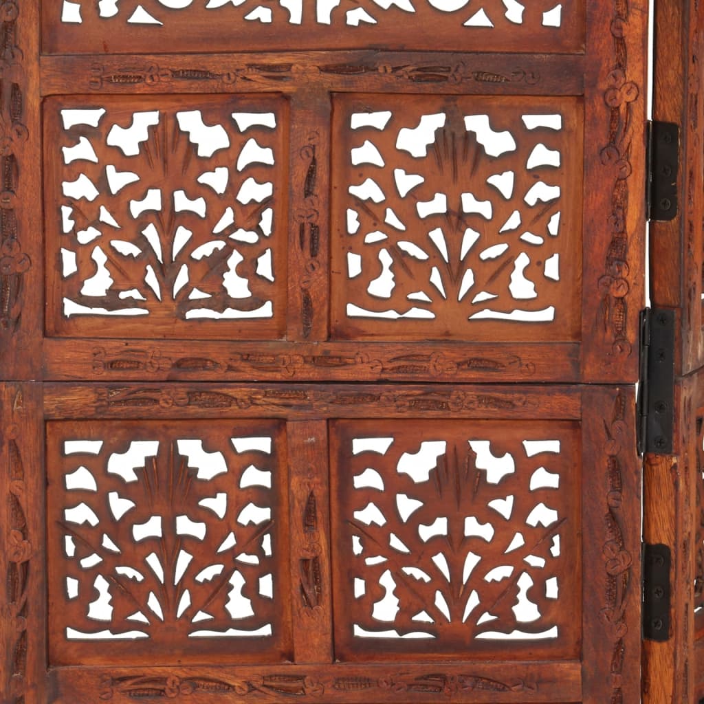 8719883817965_g_en_hd_3 vidaXL Hand carved 4-Panel Room Divider Brown 160x165 cm Solid Mango Wood - Image 4
