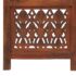 vidaXL Hand Carved 3-Panel Room Divider Brown 120x165 cm Solid Mango Wood - Image 5