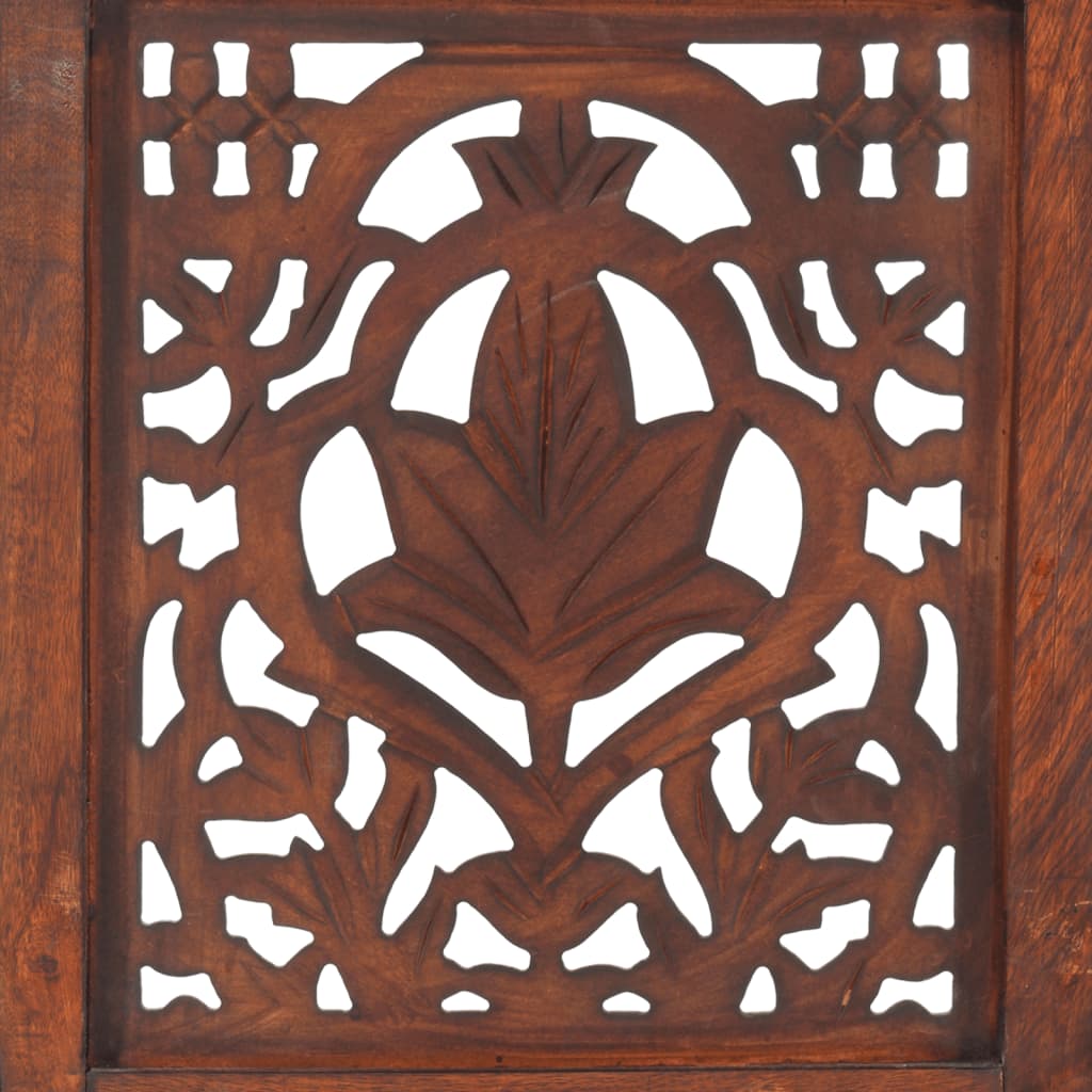 8719883818023_g_en_hd_3 vidaXL Hand Carved 5-Panel Room Divider Brown 200x165 cm Solid Mango Wood - Image 4
