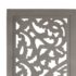vidaXL Hand carved 3-Panel Room Divider Grey 120x165 cm Solid Mango Wood - Image 3