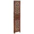 vidaXL Hand carved 3-Panel Room Divider Brown 120x165 cm Solid Mango Wood - Image 2