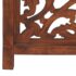vidaXL Hand carved 3-Panel Room Divider Brown 120x165 cm Solid Mango Wood - Image 5