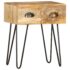 vidaXL Bedside Cabinet 40x30x50 cm Solid Mango Wood - Image 8