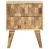 vidaXL Bedside Cabinet 40x30x50 cm Solid Mango Wood - Image 2