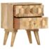 vidaXL Bedside Cabinet 40x30x50 cm Solid Mango Wood - Image 3