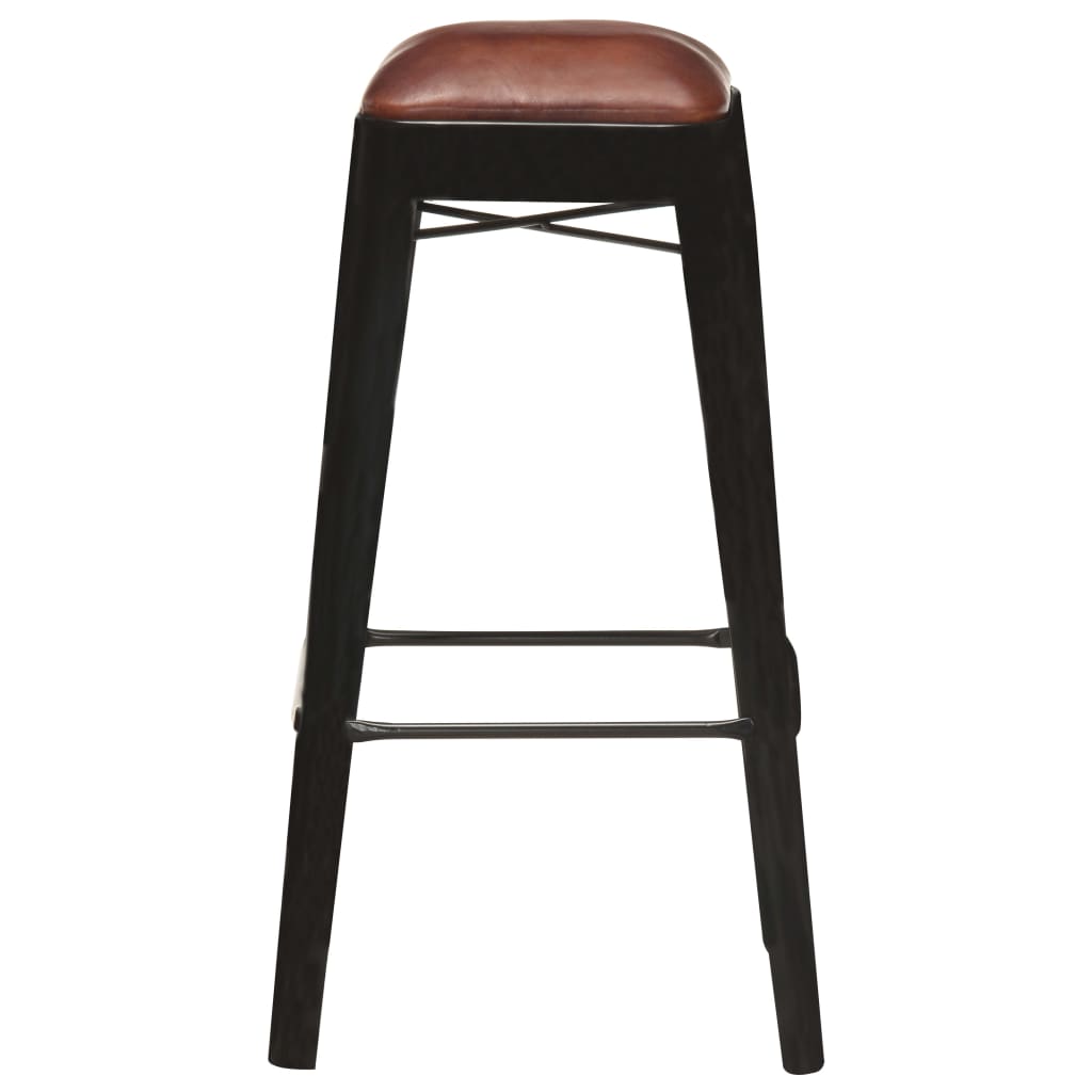8719883818290_g_en_hd_2 vidaXL Bar Stools 4 pcs Black Real Leather - Image 3