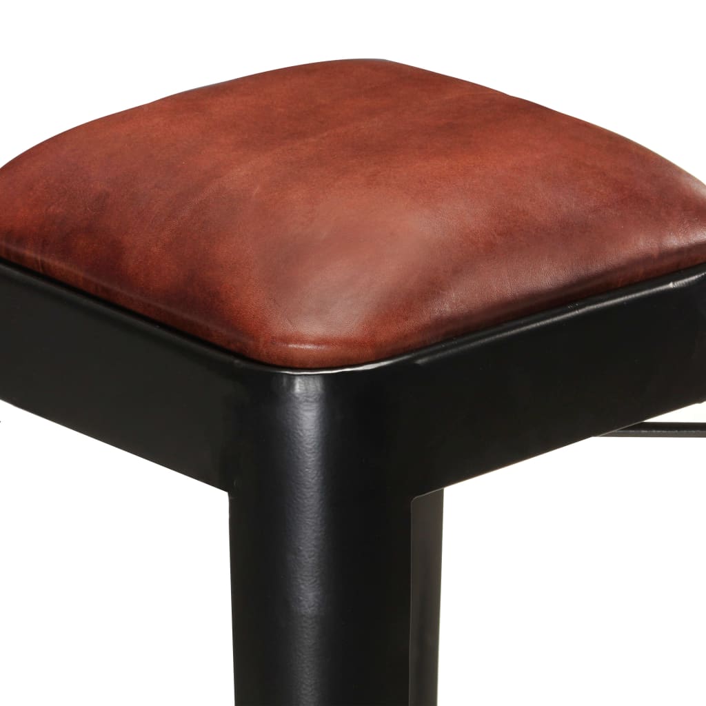 8719883818290_g_en_hd_3 vidaXL Bar Stools 4 pcs Black Real Leather - Image 4