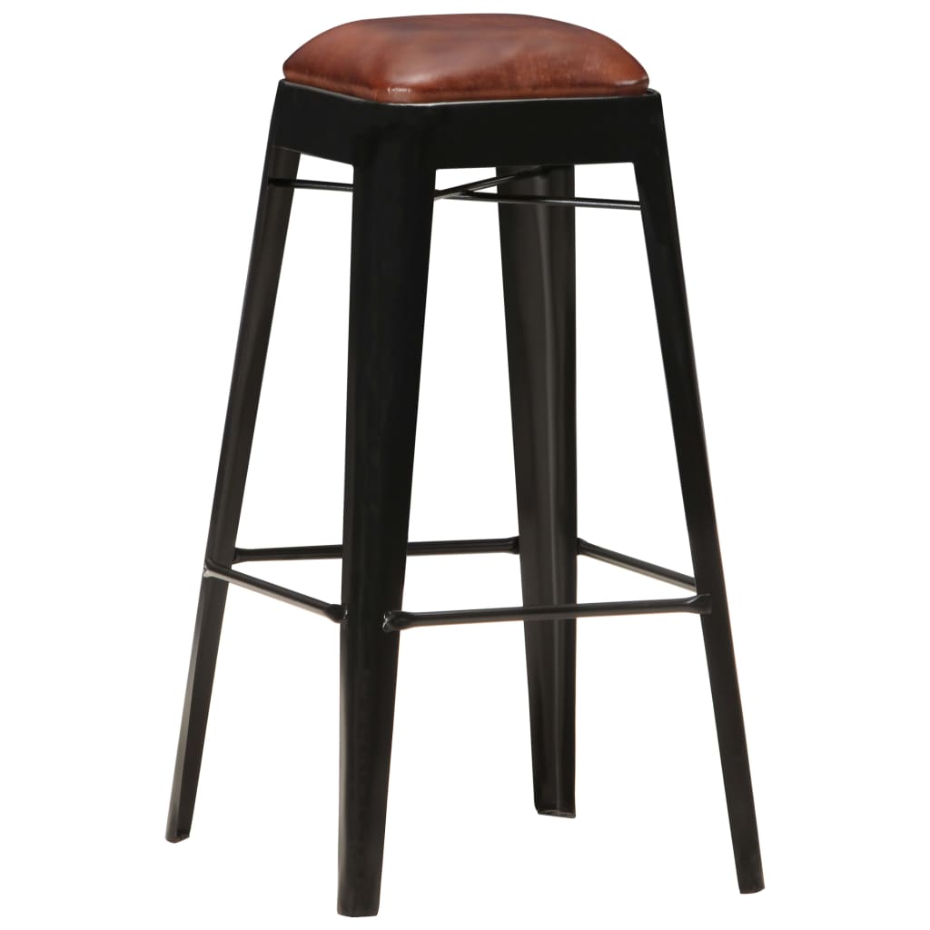 8719883818290_g_en_hd_8 vidaXL Bar Stools 4 pcs Black Real Leather - Image 9