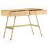 vidaXL Writing Desk with Drawers 100x55x75 cm Solid Mango Wood - Image 2