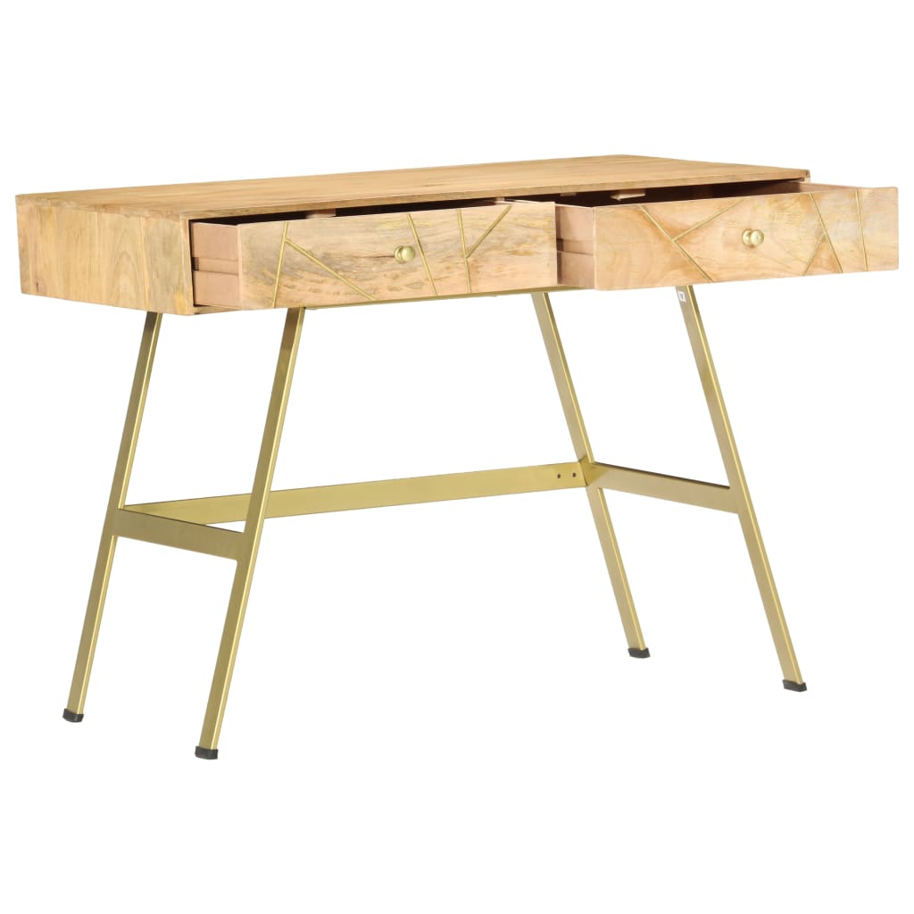8719883818481_g_en_hd_1 vidaXL Writing Desk with Drawers 100x55x75 cm Solid Mango Wood - Image 2