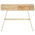 vidaXL Writing Desk with Drawers 100x55x75 cm Solid Mango Wood - Image 4