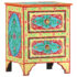 vidaXL Hand Painted Bedside Cabinet 40x30x50 cm Solid Mango Wood - Image 11