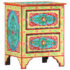 vidaXL Hand Painted Bedside Cabinet 40x30x50 cm Solid Mango Wood - Image 10