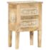 vidaXL Hand Painted Bedside Cabinet 40x30x60 cm Solid Mango Wood - Image 13