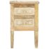 vidaXL Hand Painted Bedside Cabinet 40x30x60 cm Solid Mango Wood - Image 4