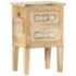vidaXL Hand Painted Bedside Cabinet 40x30x60 cm Solid Mango Wood - Image 10