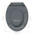 vidaXL Soft-Close Toilet Seat Grey Oval - Image 10