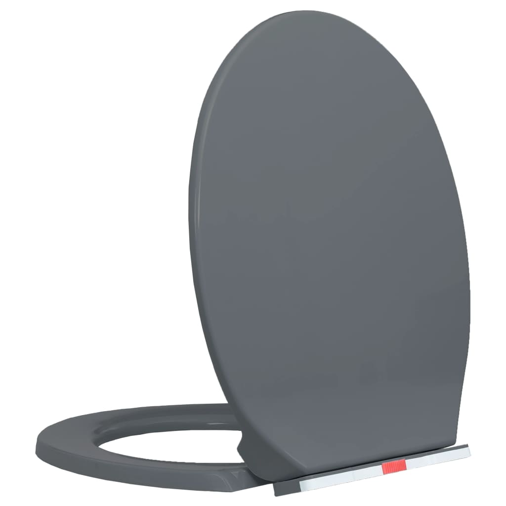 8719883818719_g_en_hd_2 vidaXL Soft-Close Toilet Seat Quick Release Grey Oval - Image 3