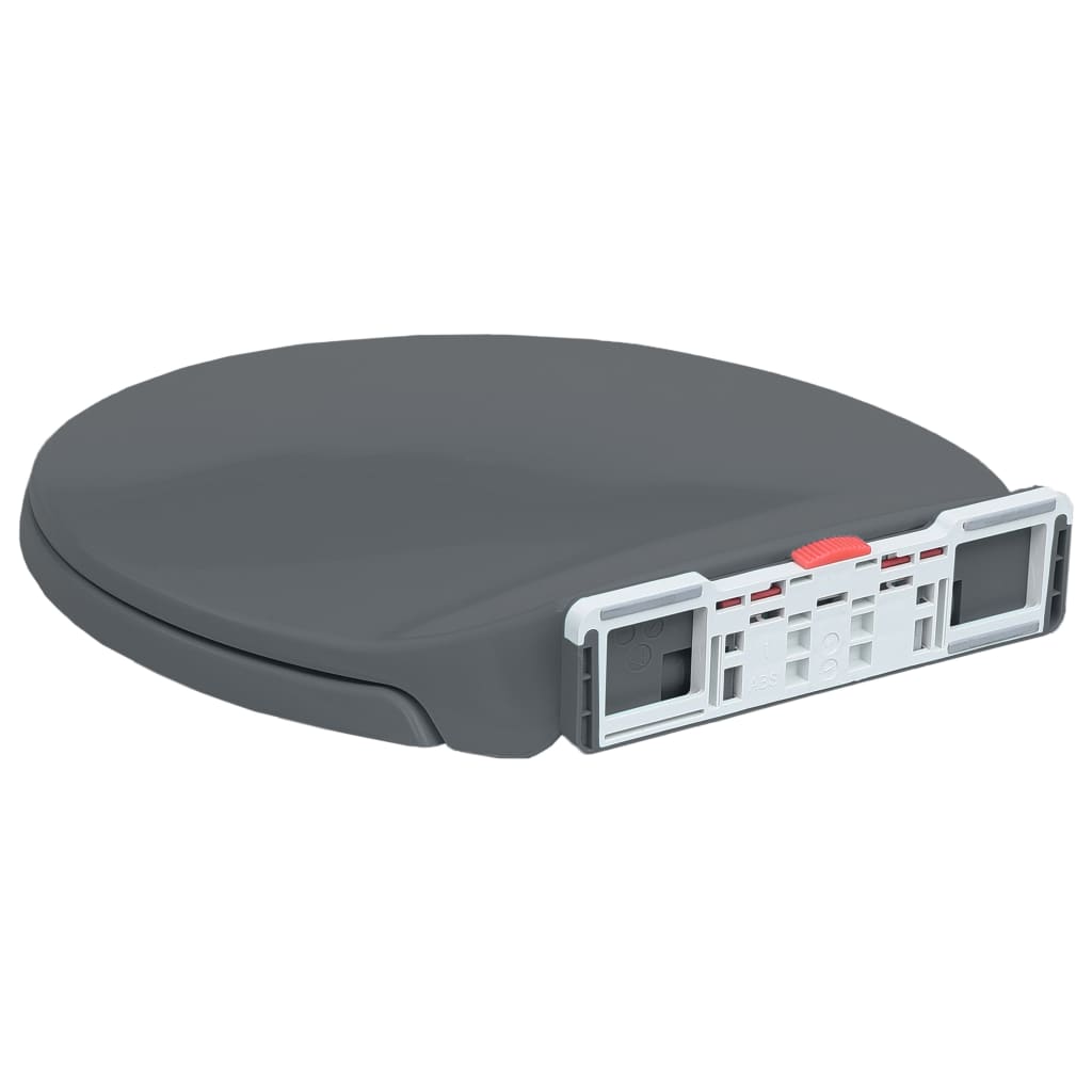 8719883818719_g_en_hd_5 vidaXL Soft-Close Toilet Seat Quick Release Grey Oval - Image 6