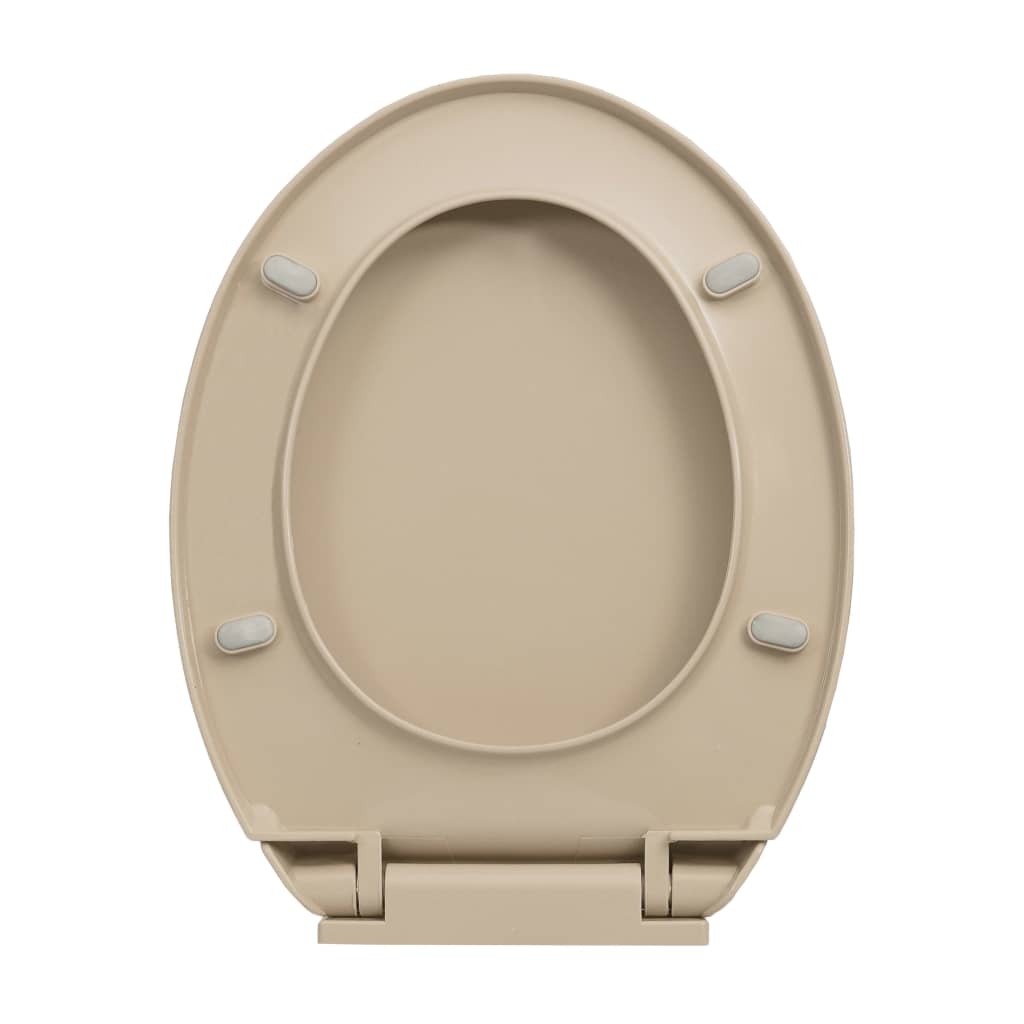 8719883818740_g_en_hd_5 vidaXL Soft-Close Toilet Seat Beige Oval - Image 6