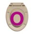 vidaXL Soft-Close Toilet Seat Beige Oval - Image 9