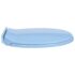 vidaXL Soft-Close Toilet Seat Blue Oval - Image 5