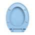 vidaXL Soft-Close Toilet Seat Blue Oval - Image 6