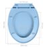 vidaXL Soft-Close Toilet Seat Blue Oval - Image 10