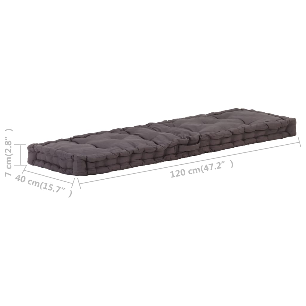 8719883819969_g_en_hd_6 vidaXL Pallet Floor Cushion Cotton 120x40x7 cm Anthracite - Image 7