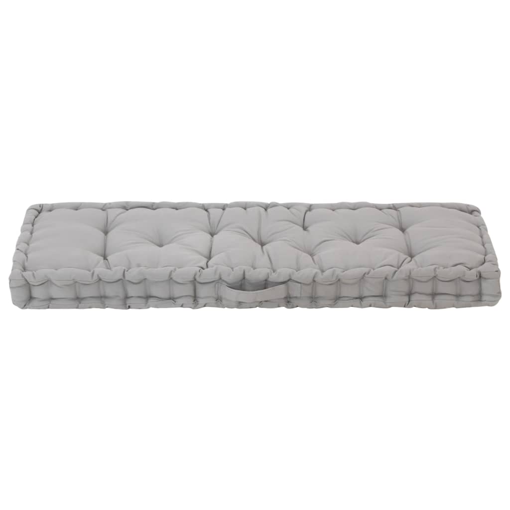 8719883819983_g_en_hd_2 vidaXL Pallet Floor Cushion Cotton 120x40x7 cm Grey - Image 3